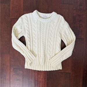NWT J. Crew cable knit sweater size XS